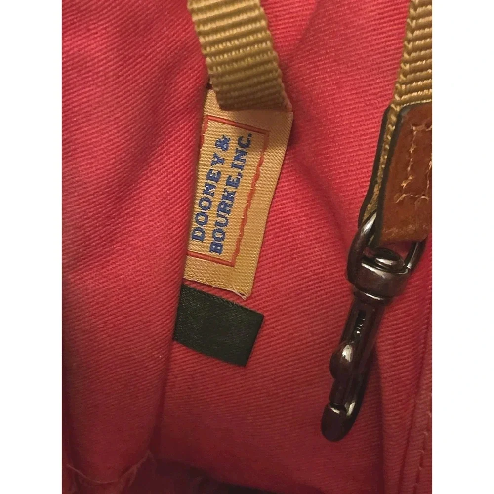 Dooney Bourke Pebble LargeDoomed Satchel ‎ Light Blue/Brown W/Shoulder Strap
